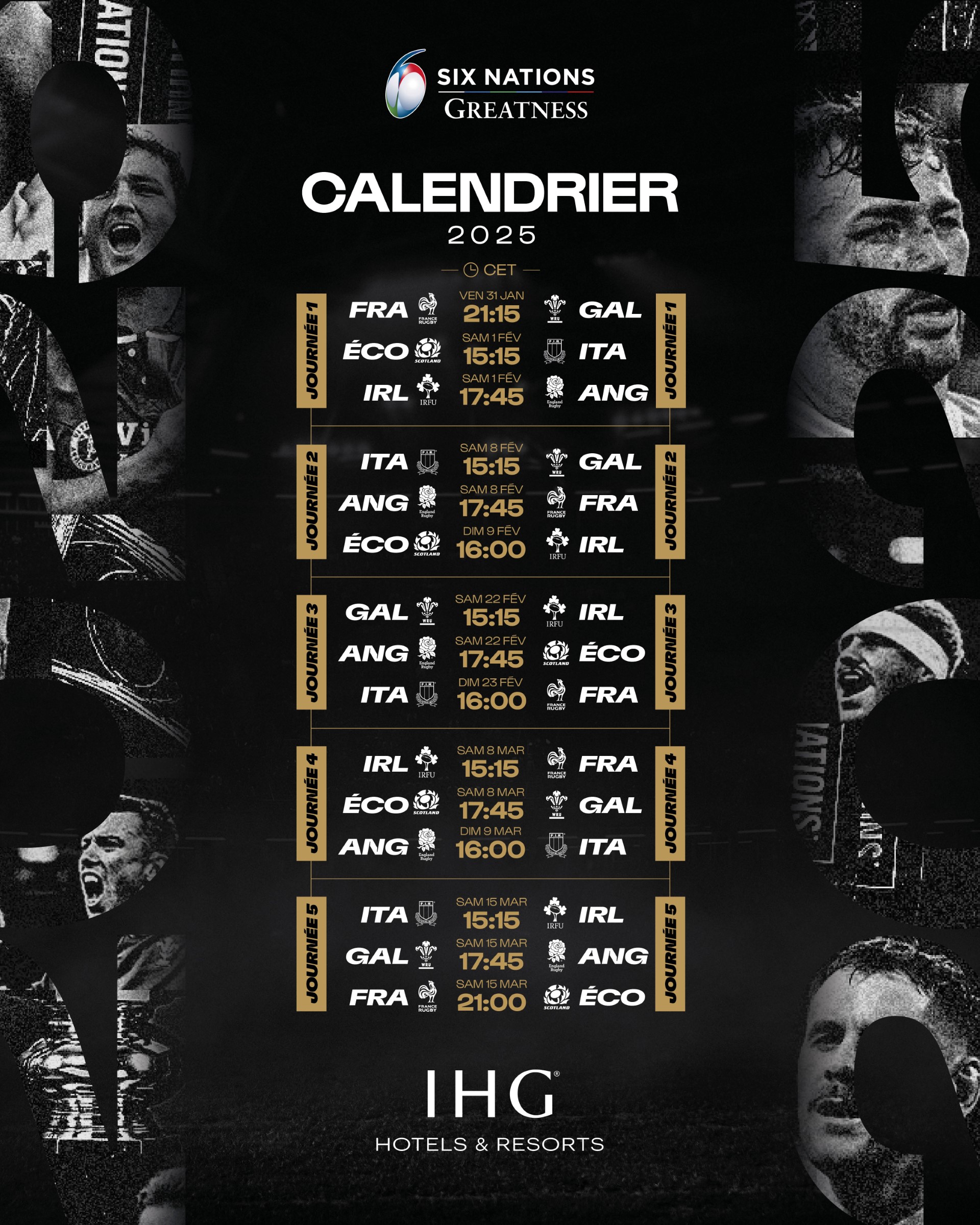 découvrez le tournoi des six nations, l'événement incontournable du rugby européen où six grandes nations s'affrontent dans des matchs palpitants. suivez les performances de vos équipes favorites et vibrer au rythme des essais et des tackles. ne manquez pas un instant de cette compétition riche en émotions !